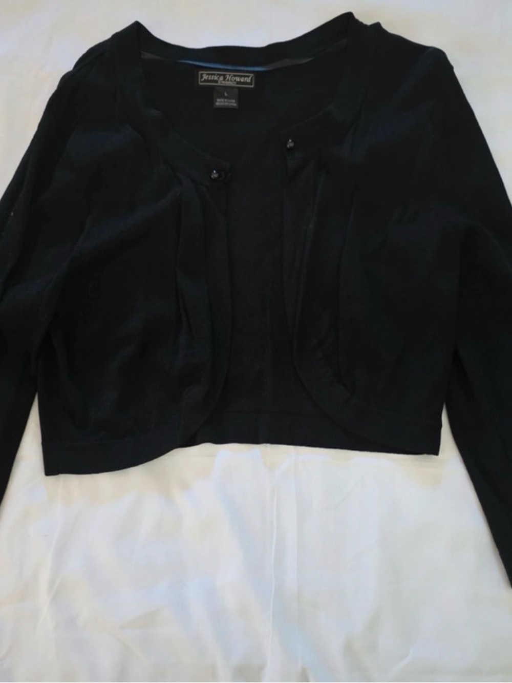Jessica Howard Black Short Bolero Jacket